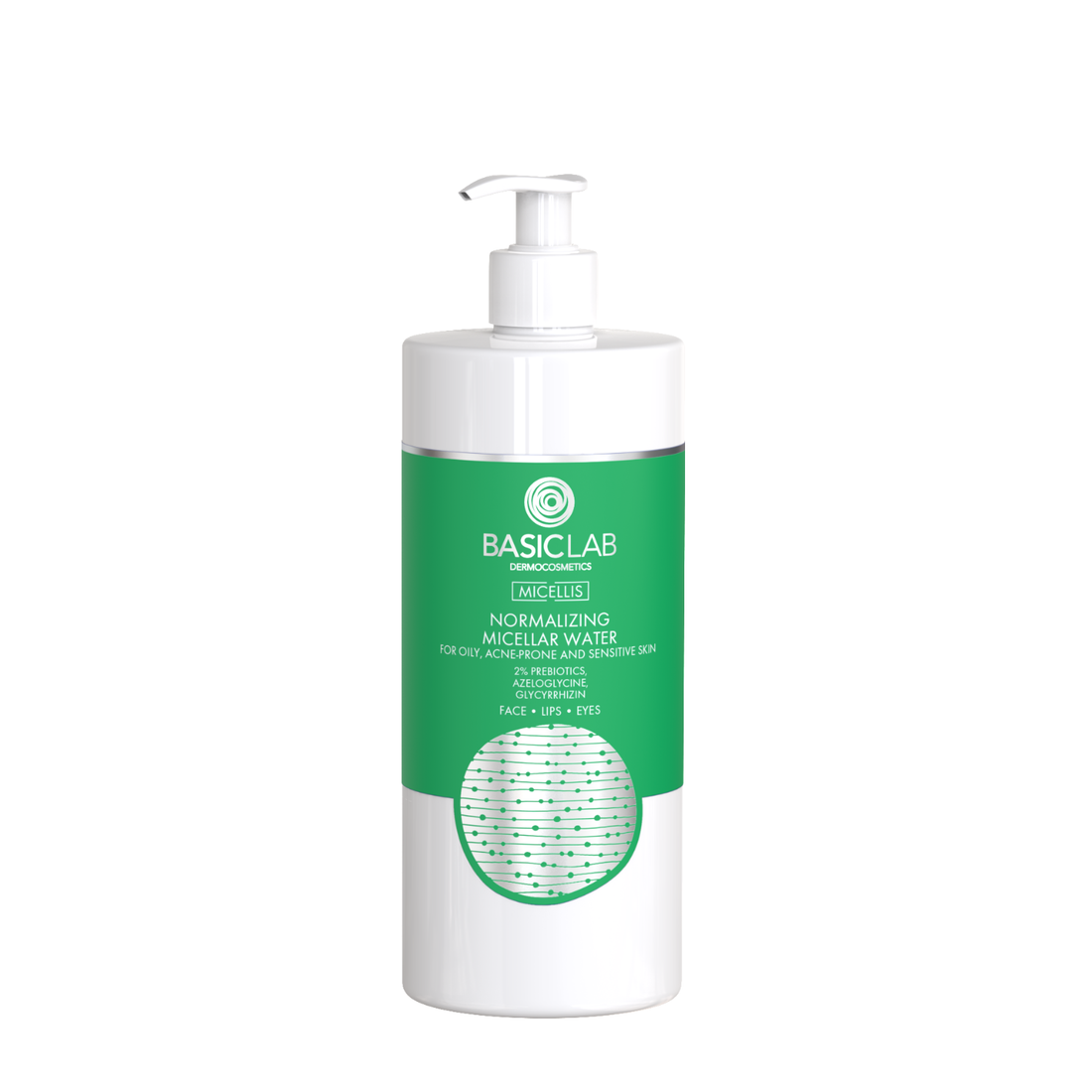 BasicLab Normalizing Micellar Fluid for Oily, Acne-Prone and Sensitive Skin 500ml