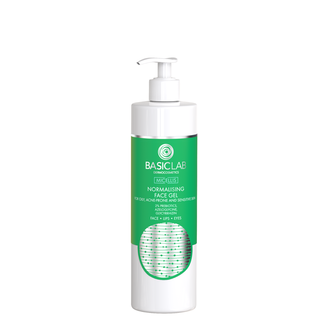 BasicLab Normalizing Cleansing Gel for Oily, Acne-Prone and Sensitive Skin 300ml