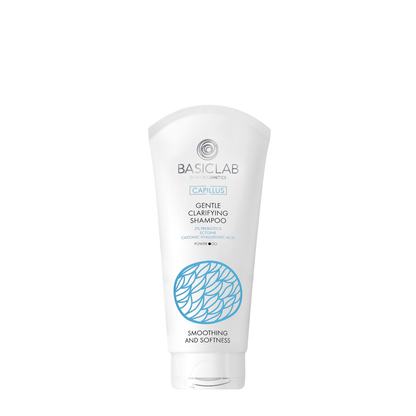 BasicLab Gentle Prebiotic Shampoo 2% Prebiotics, Ectoine, Cationic Hyaluronic Acid, Smoothing and Softness