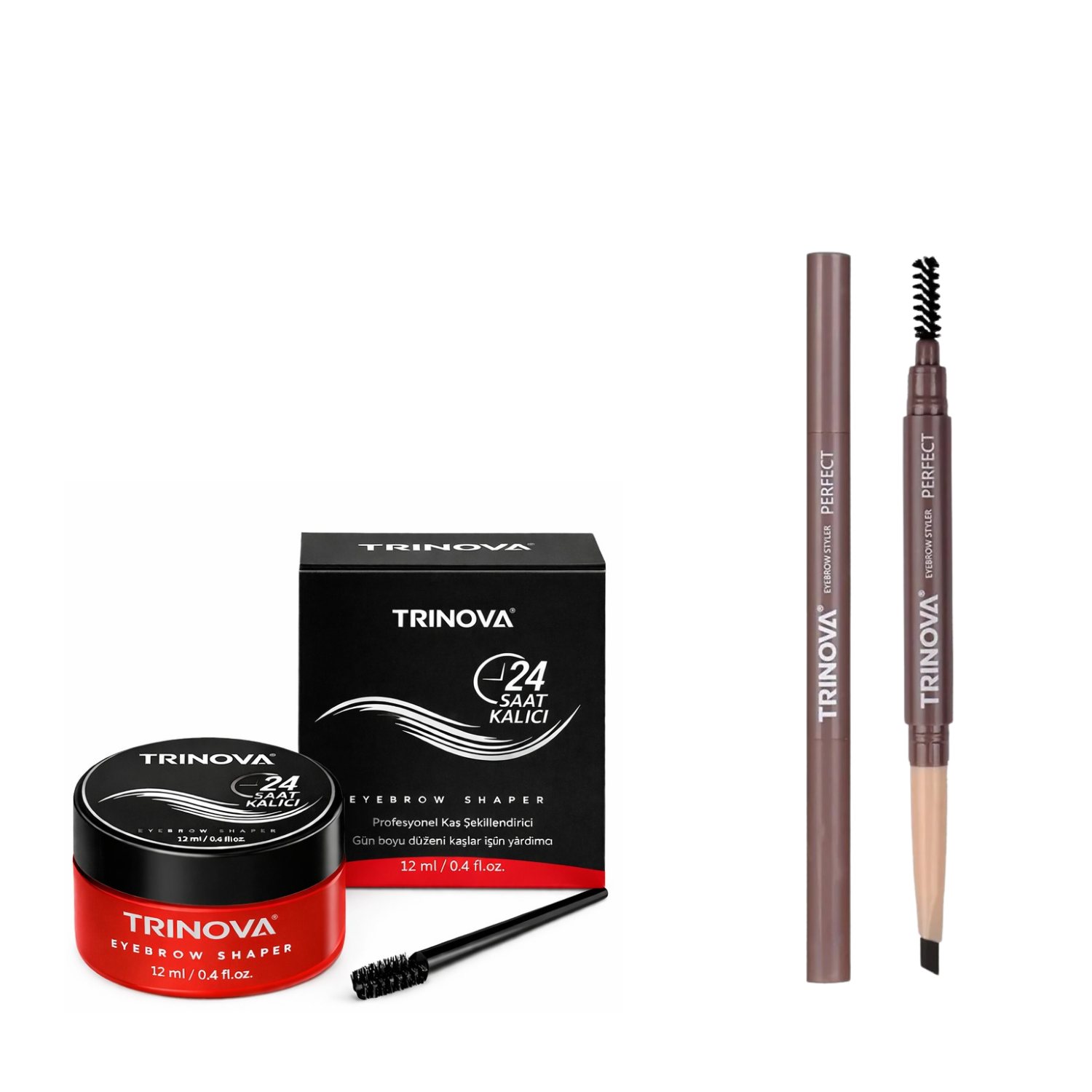 Trinova Eyebrow Shaper 12 ml + Trinova Eyebrow Pencil
