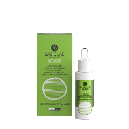 BasicLab Antioxidant Balancing Serum with Vitamin C 15% Brightening and Calming 30ml