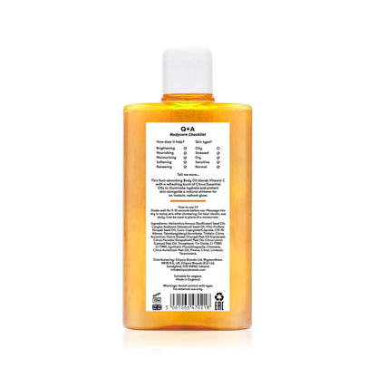 Q+A Vitamin C Shimmer Body Oil 150ml
