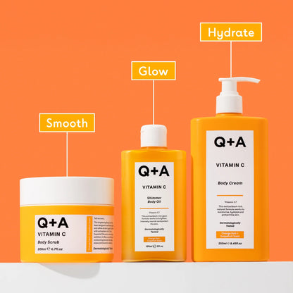 Q+A Vitamin C Body Cream 250ml