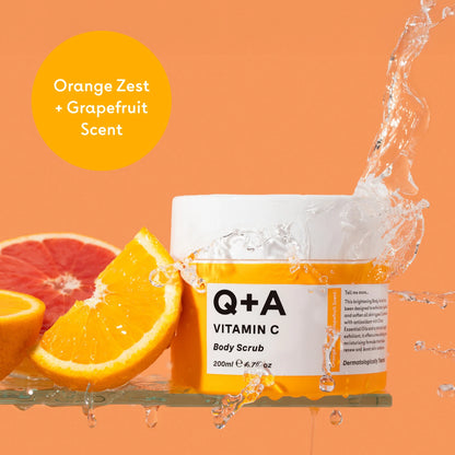 Q+A Vitamin C Body Scrub 200ml
