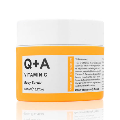 Q+A Vitamin C Body Scrub 200ml