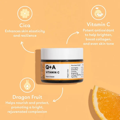 Q+A Vitamin C Radiance Face Cream 50g