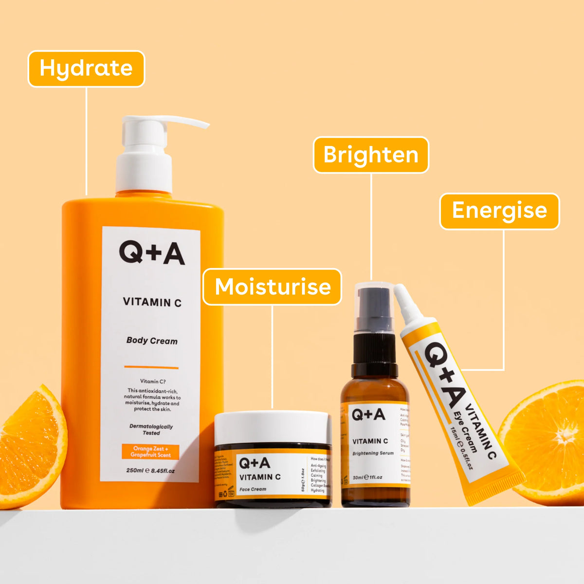 Q+A Vitamin C Eye Cream 15ml