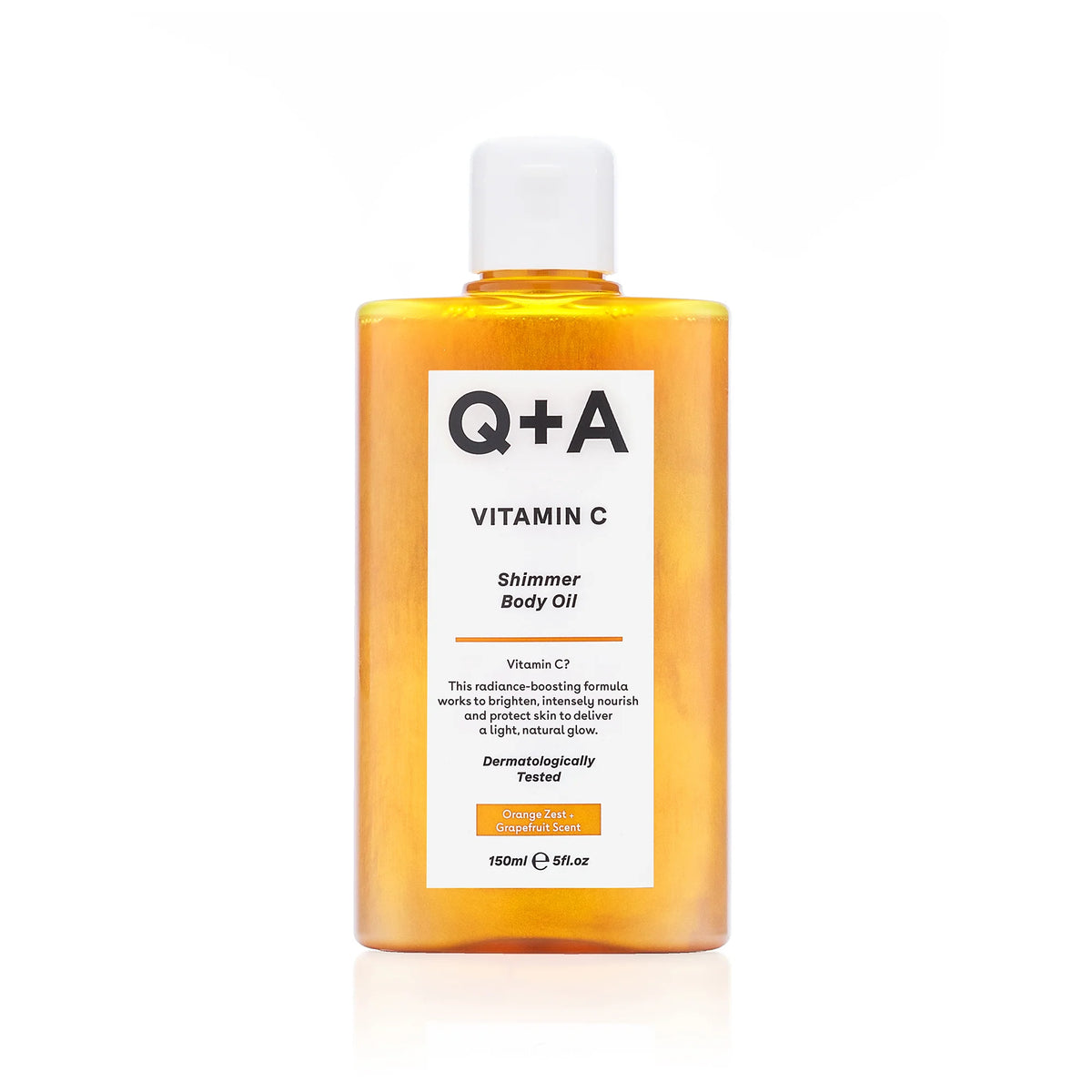 Q+A Vitamin C Shimmer Body Oil 150ml