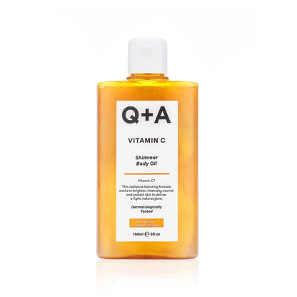 Q+A Vitamin C Shimmer Body Oil 150ml