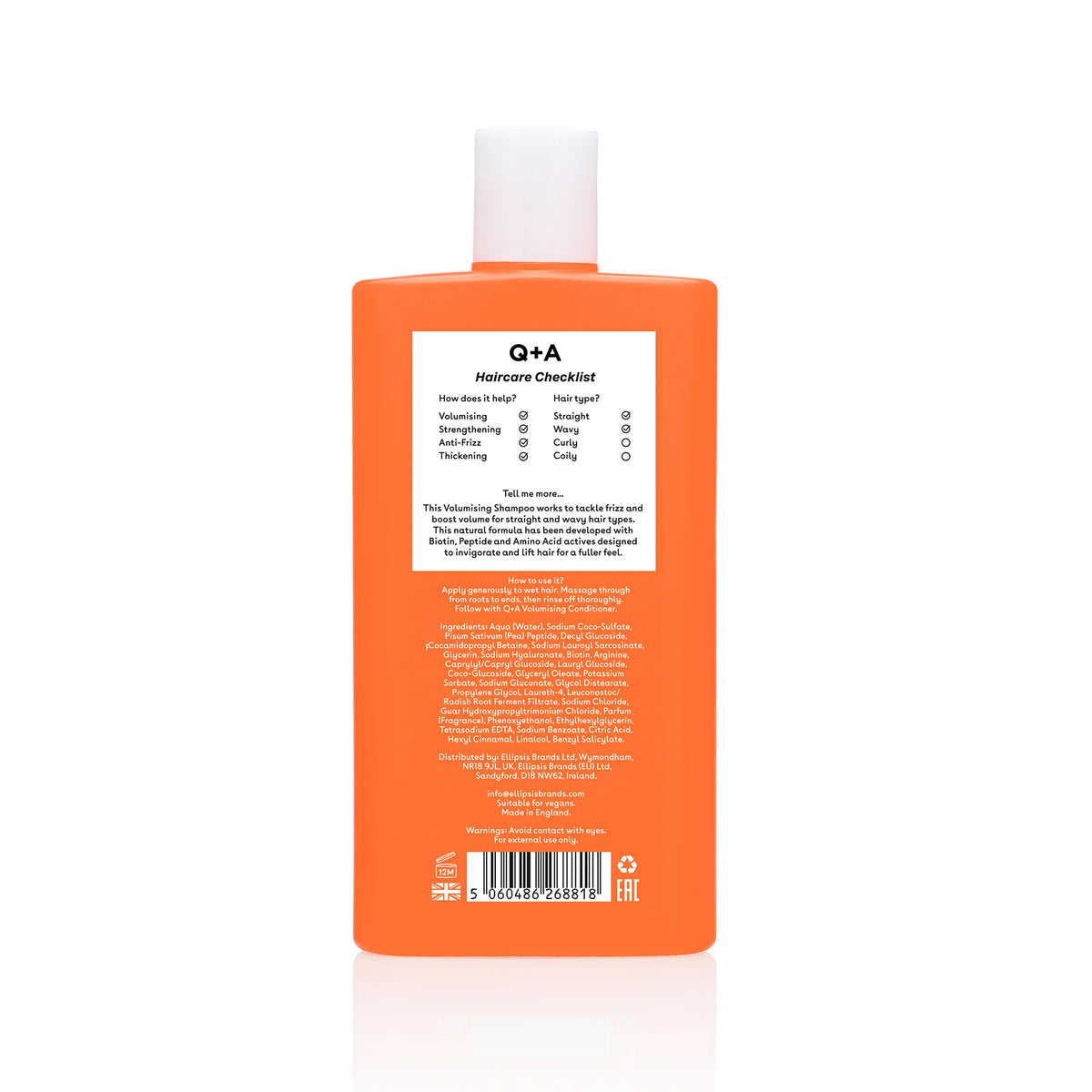 Q+A Volumising Shampoo 250ml