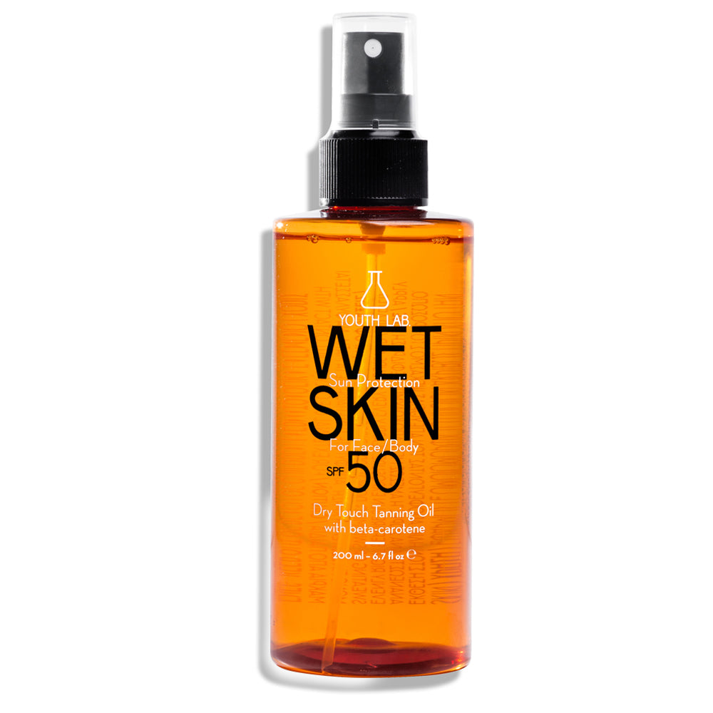 Youth Lab  Wet Skin Sun Protection Tanning Oil  Spf 50 200ml