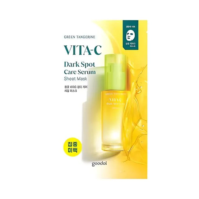 Goodal Green Tangerine Vita C Dark Spot Care Serum Mask 1pc 28gr