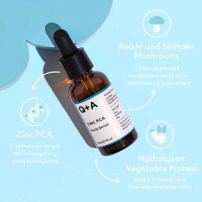 Q+A Zinc PCA Facial Serum 30ml