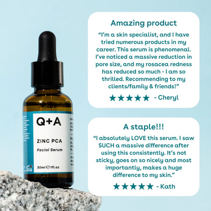 Q+A Zinc PCA Facial Serum 30ml
