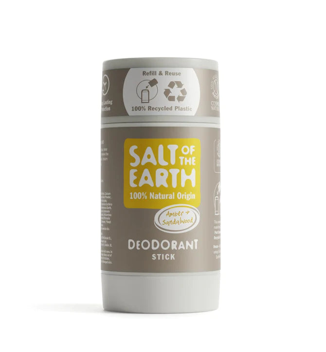 Salt of the Earth Deodorant Stick Amber + Sandalwood 84gr