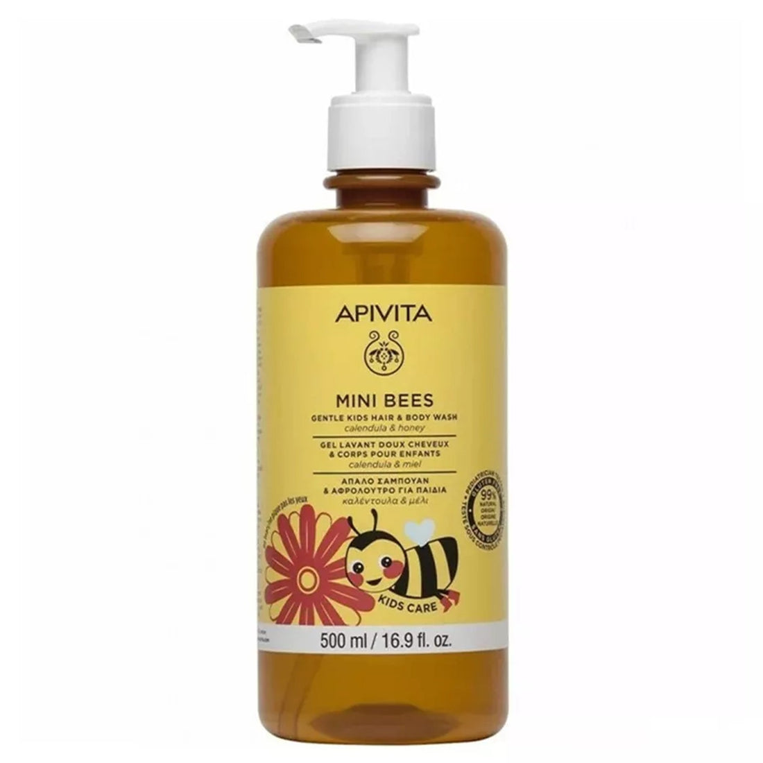 Apivita Gentle Kids Hair and Body Wash 500 ml