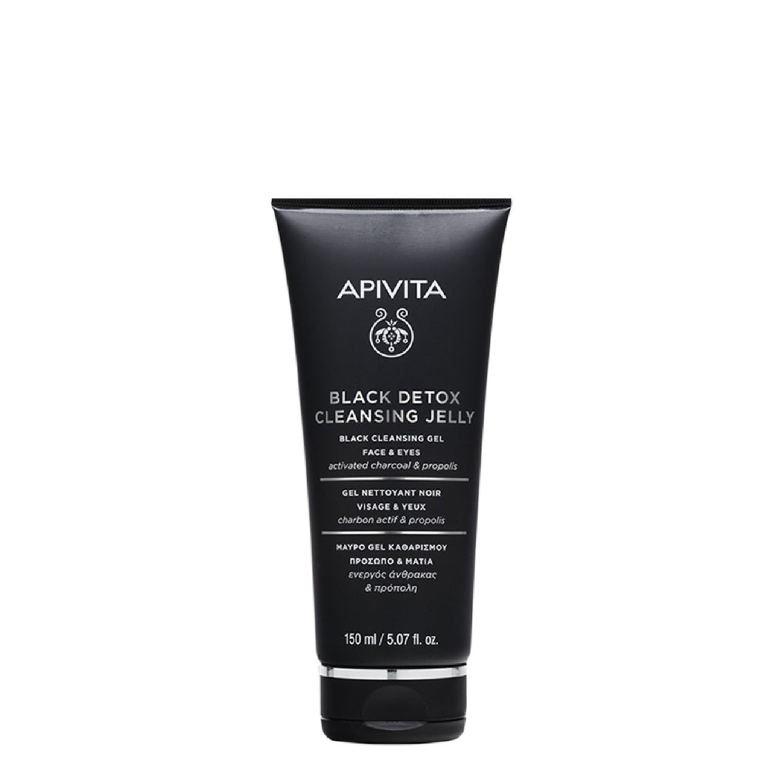 Apivita Black Cleansing Gel – Face &amp; Eyes 150 ml