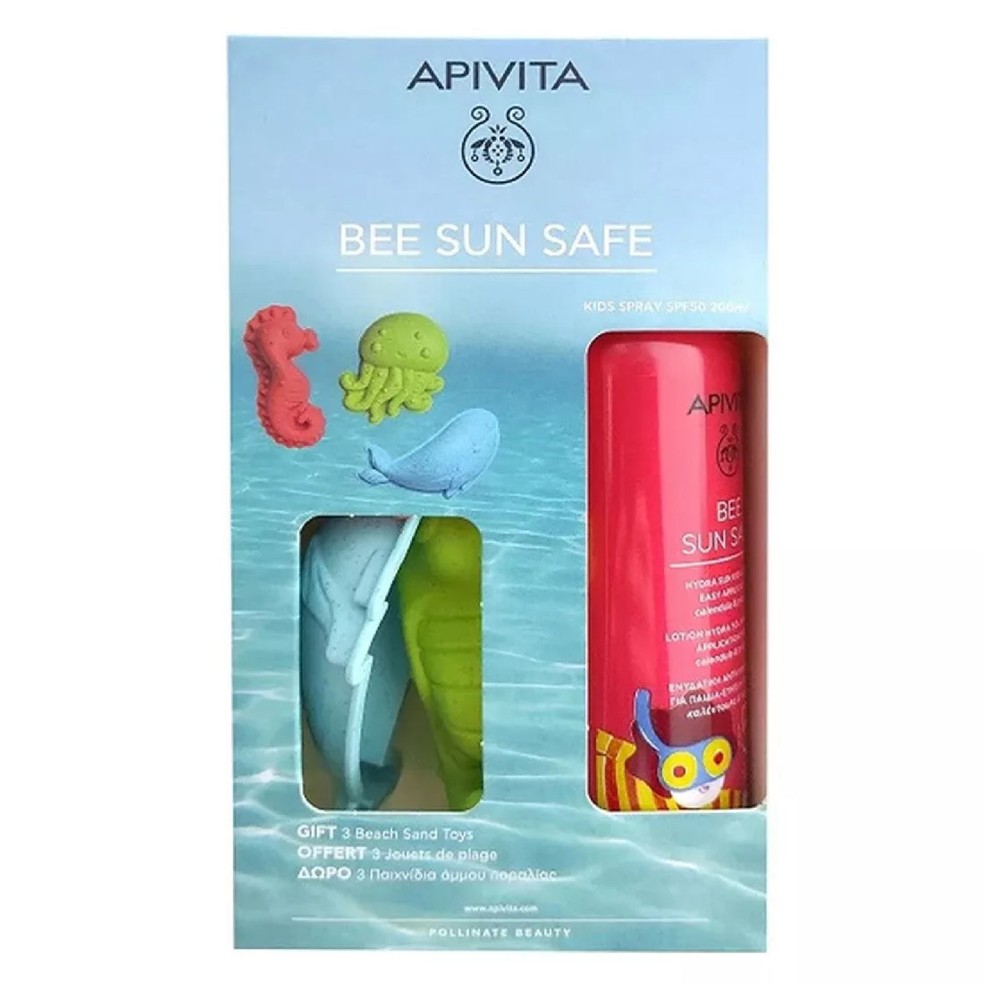 Apivita Bee Sun Safe Kids Lotion Spray Set SPF 50 200 ml