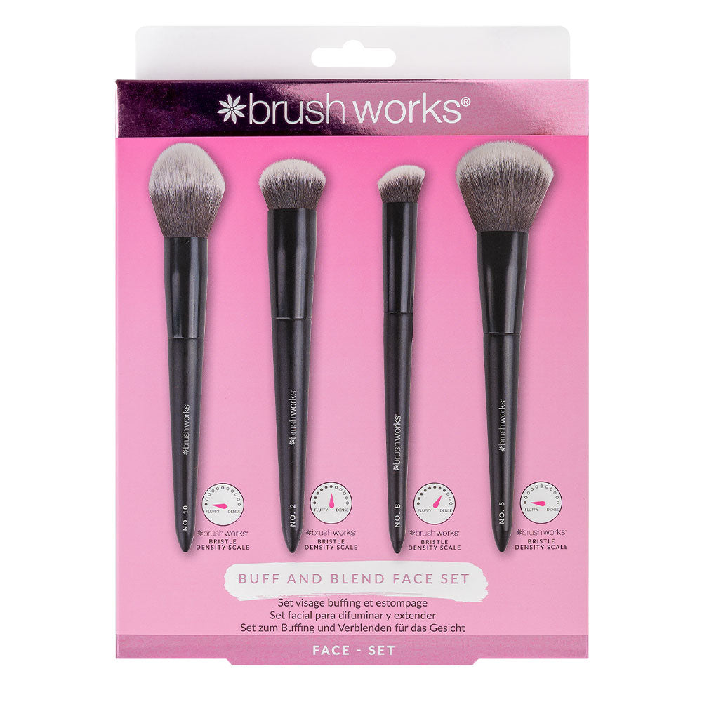 Brushworks Buff and Blend Face Set