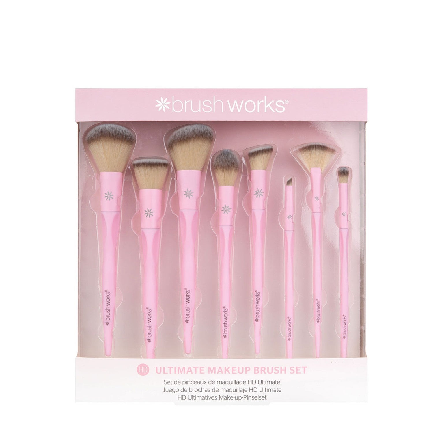 Brushworks HD Ultimate Makeup Brush Set 8 pcs