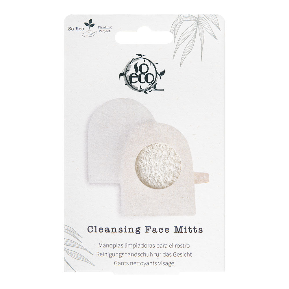 So Eco Cleansing Face Mitts 2 pcs