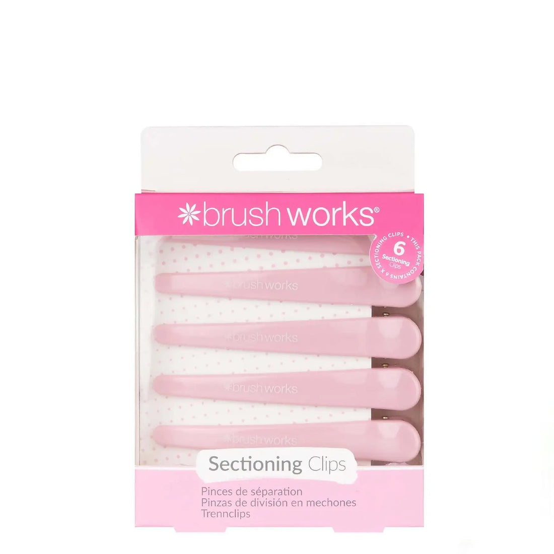 Brushworks Sectioning Clips (Pack of 6)