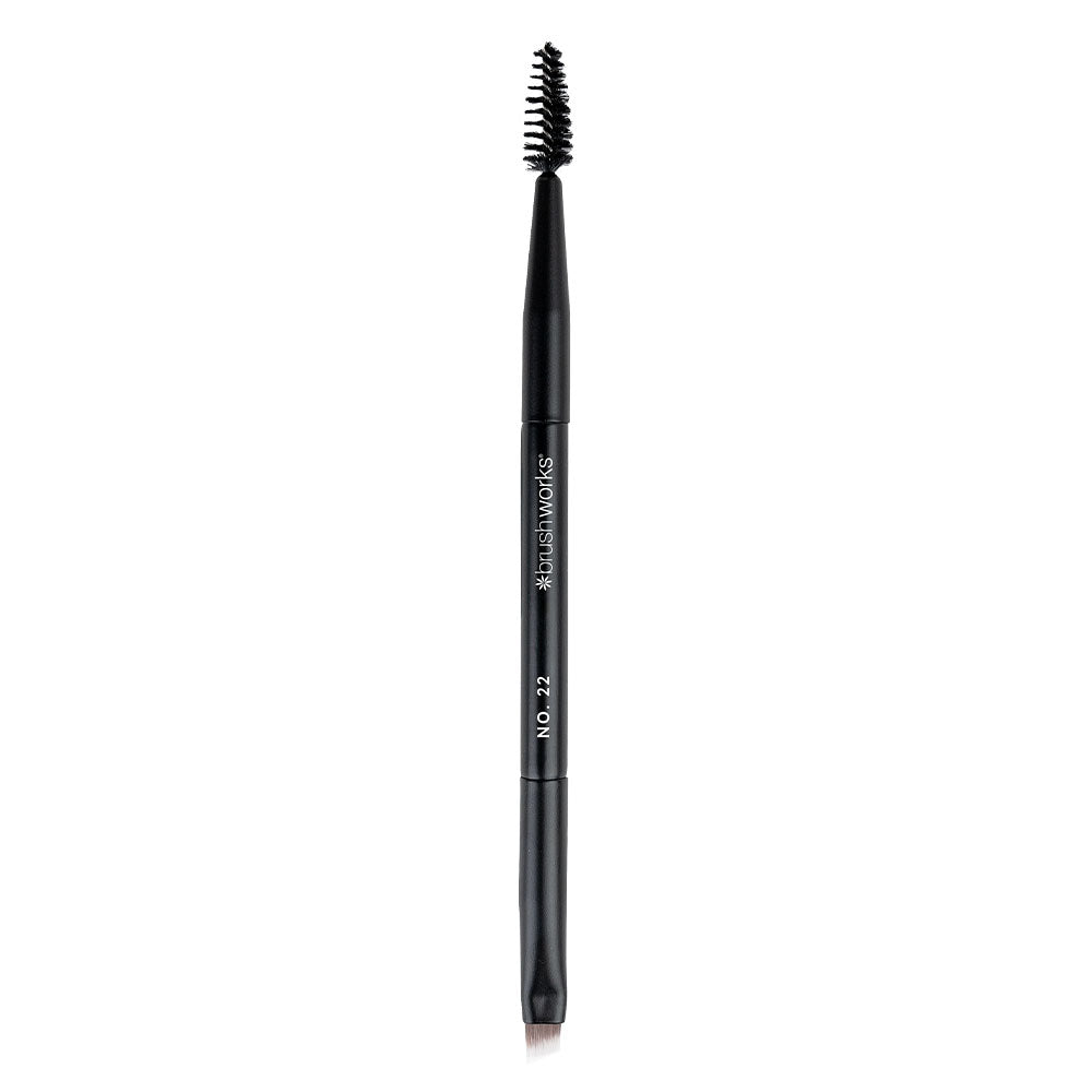 Brushworks No. 22 Double Ended Brow Brush and Spoolie