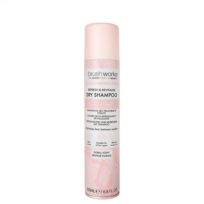 Brushworks Refresh &amp; Revitalise Floral Dry Shampoo 200ml