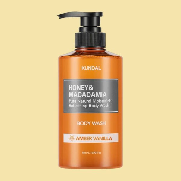 Kundal Honey &amp; Macadamia Pure Natural Moisturizing Refreshing Body Wash 500 ml