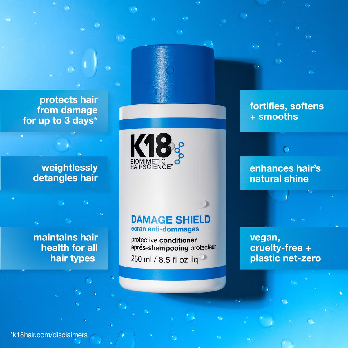 K18 Biomimetic Hairscience Damage Shield Protective Conditioner 250ml