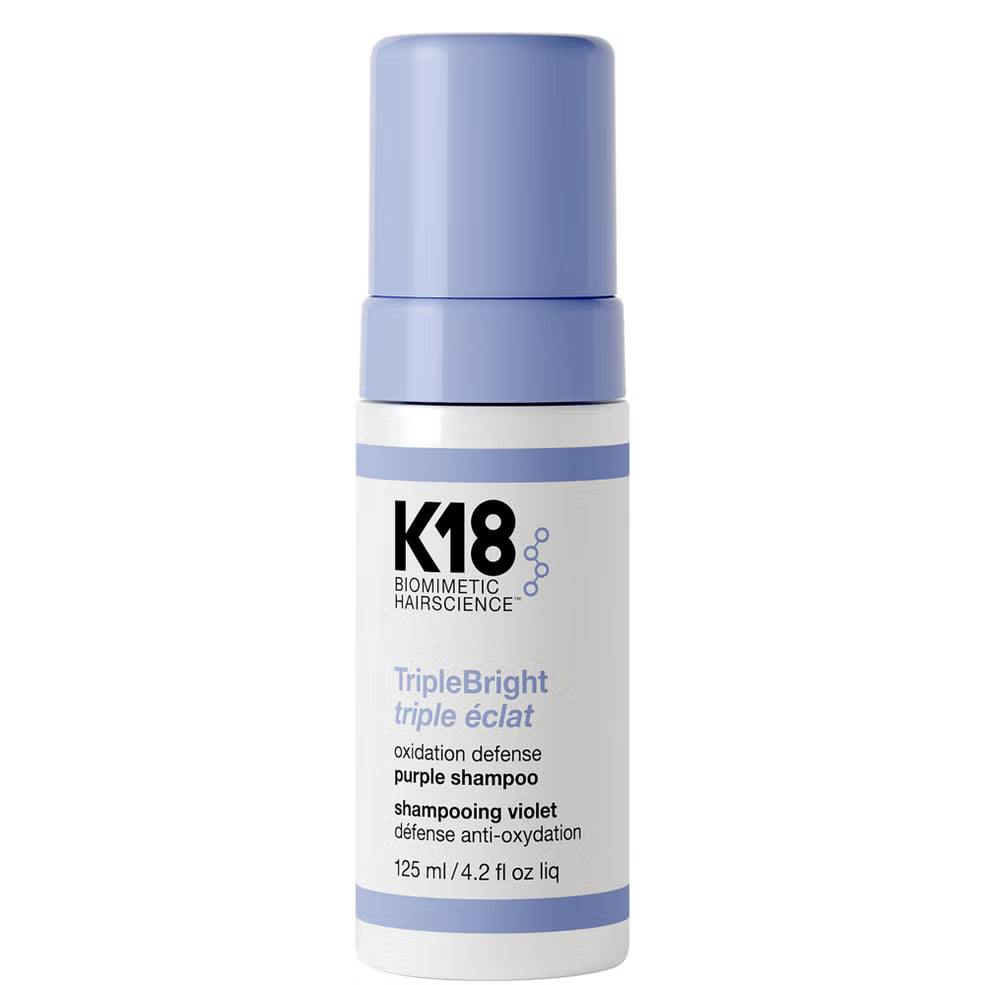 K18 Biomimetic Hairscience TripleBright Oxidation Defense Purple Shampoo 125ml