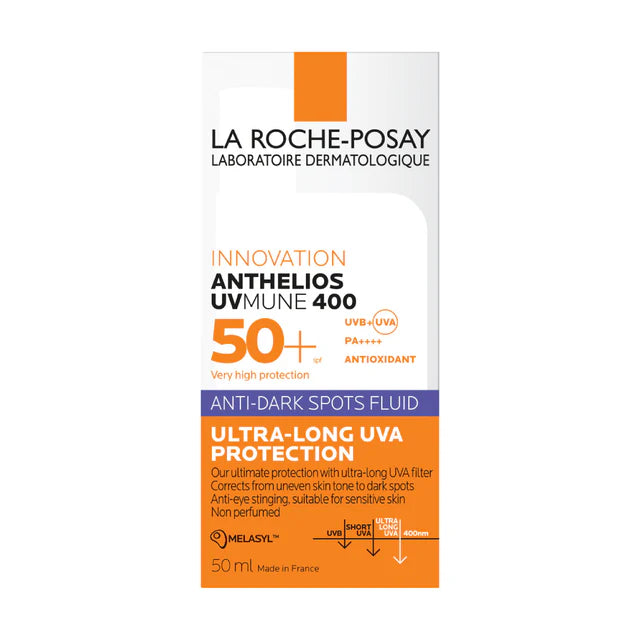 La Roche Posay Anthelios UVMune 400 Anti Dark Spots Fluid Sunscreen SPF 50 - 50ml