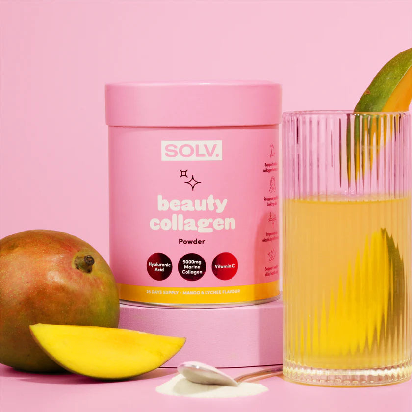 Solv.Beauty Collagen Powder (Mango &amp; Lychee) 188gr