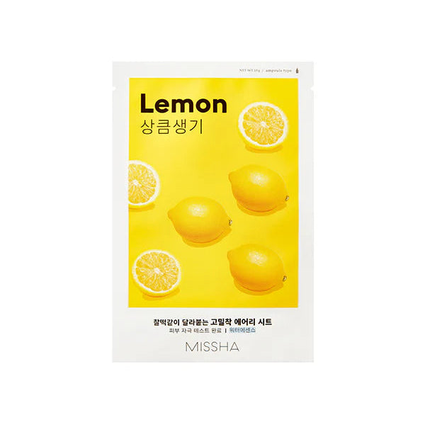 MISSHA Airy Fit Sheet Mask (Lemon) 0.19g