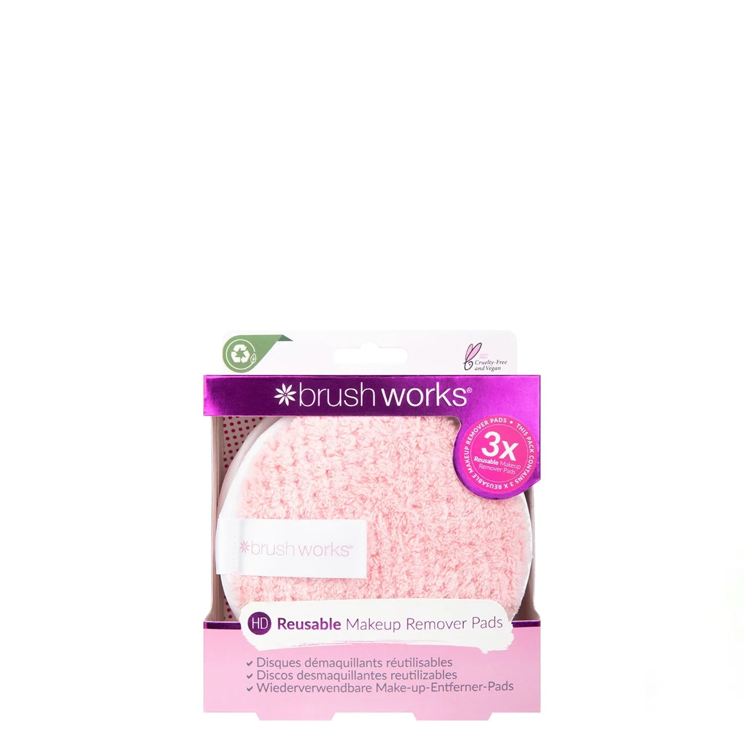 Brushworks HD Reusable Makeup Remover Pads (1 pcs)