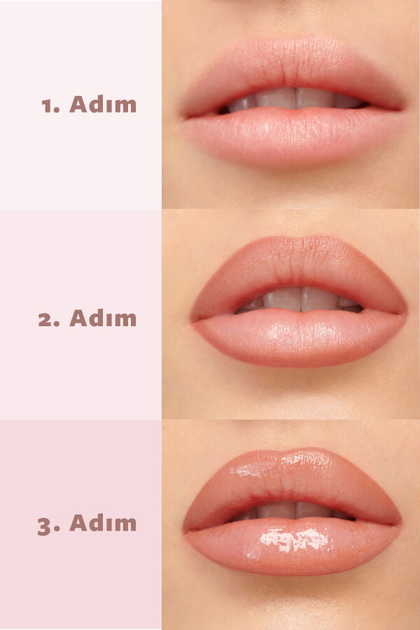 Pastel Plumping Gloss 205 + Pastel Lip Contour Lip Liner