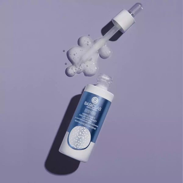 BasicLab Moisturizing Emu-Gel for the Face with 4% Ectoine, Amino Acids and Beta-Glucan Revitalization and Soothing 30ml