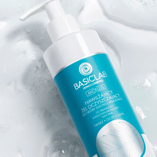 BasicLab Moisturizing Cleansing Gel for Dry and Sensitive Skin 300ml
