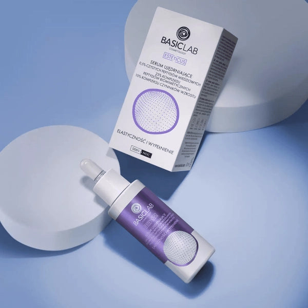 BasicLab Firming Serum with 0.5% Pure Copper Peptides, Elasticity and Filling 30ml