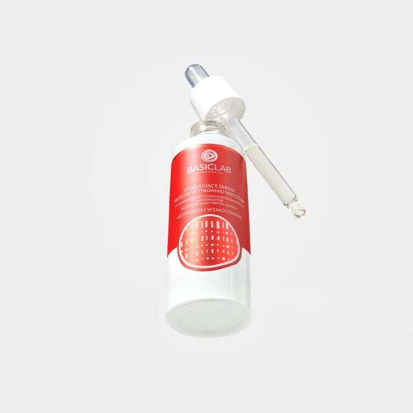 BasicLab Dermocosmetics Trichologis Stimulating Serum Anti-Hair Loss, 5% Exosomal Peptide Complex, 1% Adenosine, Biotinylated peptide 30 ml