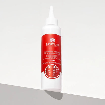 BasicLab Stimulating Anti-Hair Loss Scrub, 3% Shikimic Acid, 3% Glycolic Acid, Adenosine, Fermented Ginseng Extract 150ml