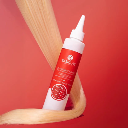 BasicLab Stimulating Anti-Hair Loss Scrub, 3% Shikimic Acid, 3% Glycolic Acid, Adenosine, Fermented Ginseng Extract 150ml