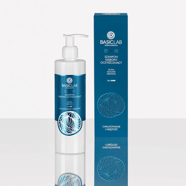 BasicLab Deep Cleansing Shampoo, 3% PHA, Urea, Arginine, Chelation and Volume