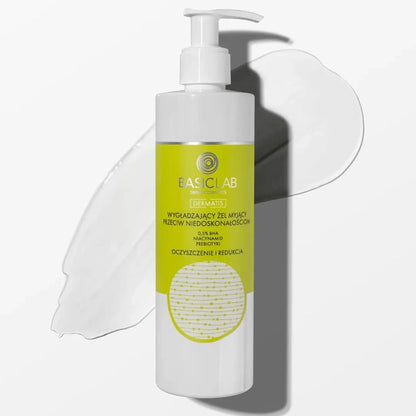 BasicLab Smoothing Anti-Acne Cleansing Gel with 0.5% BHA, Niacinamide and Prebiotics 300ml