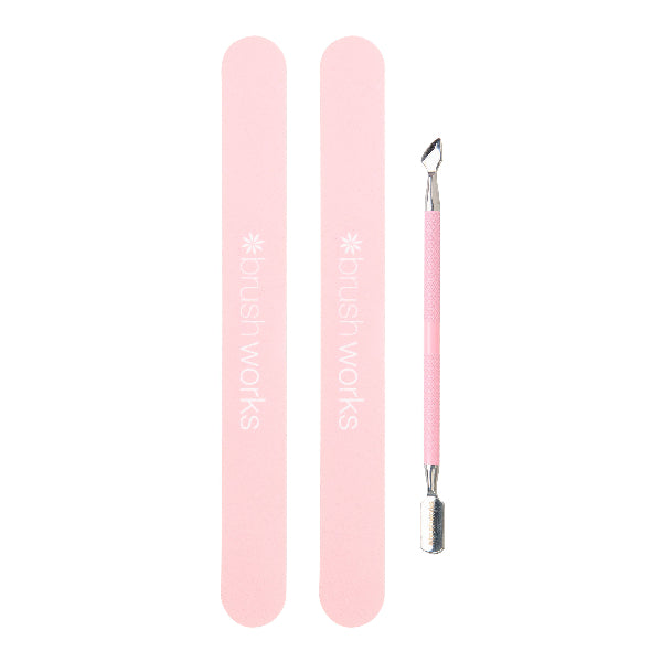 Brushworks Cuticle Pusher and Files