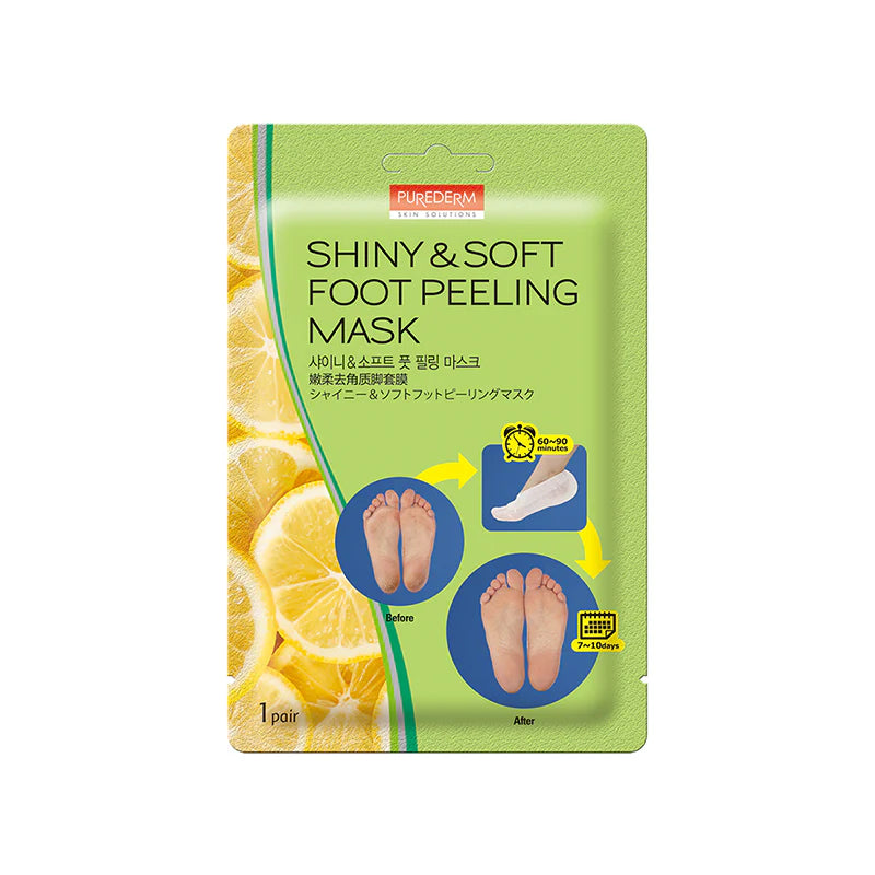 Purederm Shiny &amp; Soft Foot Peeling Mask 1 pair