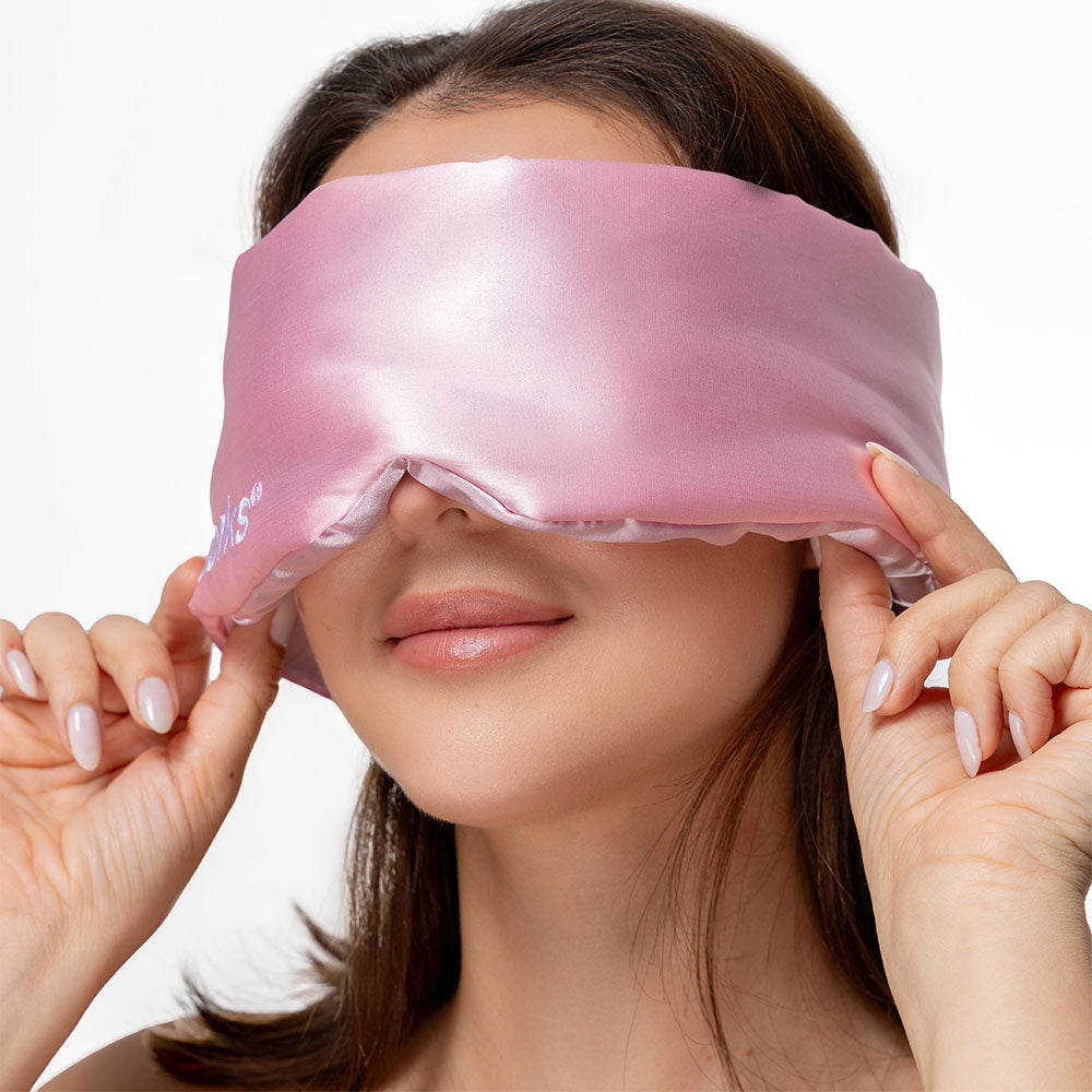 Brushworks HD Cushioned Satin Sleep Mask