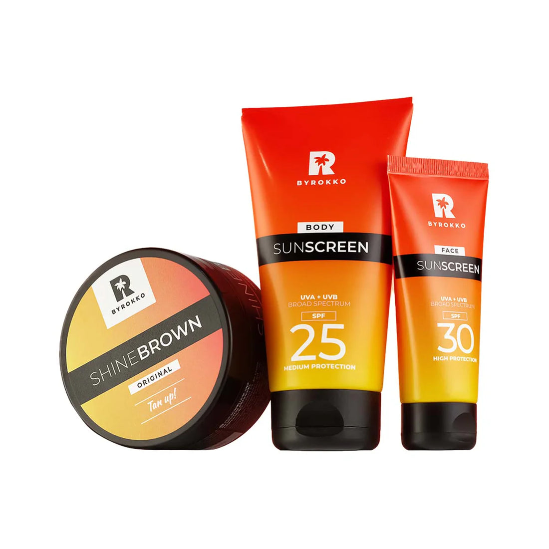 Byrokko Shine Brown Tan &amp; Protect Bundle