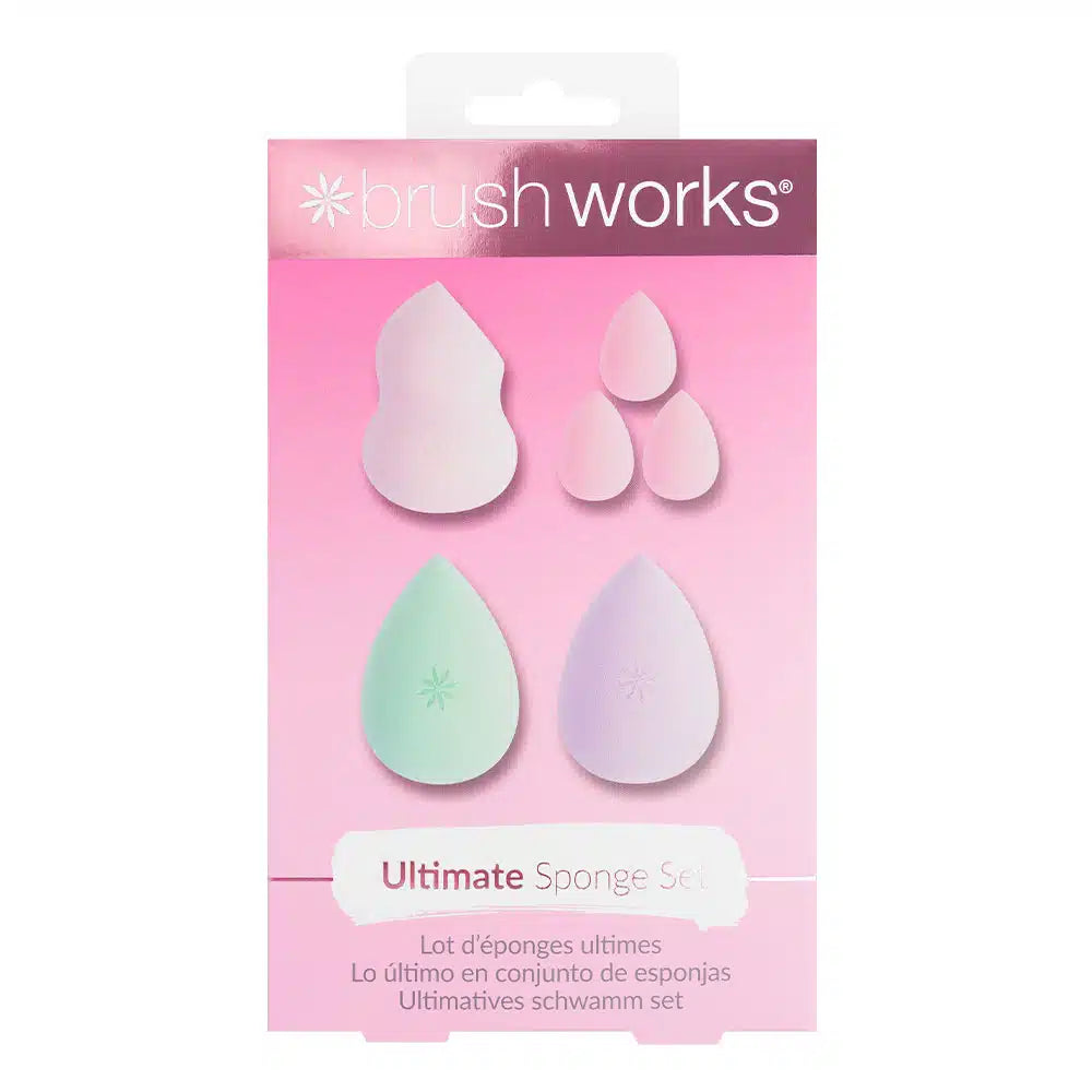 Brushworks Ultimate Complexion Sponge Set 6 pcs – Set Sfungjerësh për Makeup