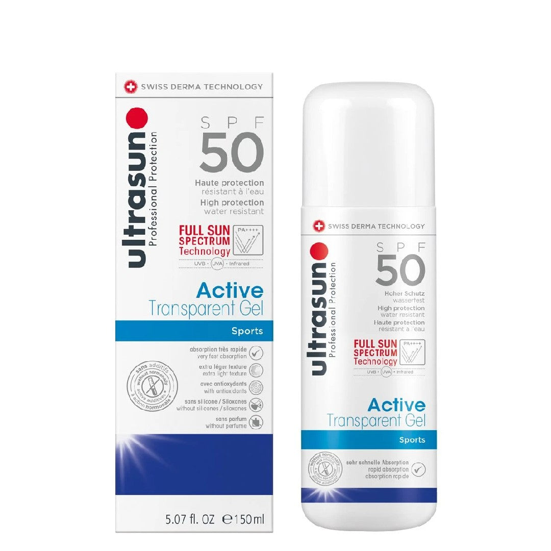 Ultrasun Active Transparent Gel SPF50+ 150 ml